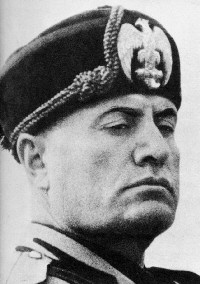 Portrait de Benito Mussolini